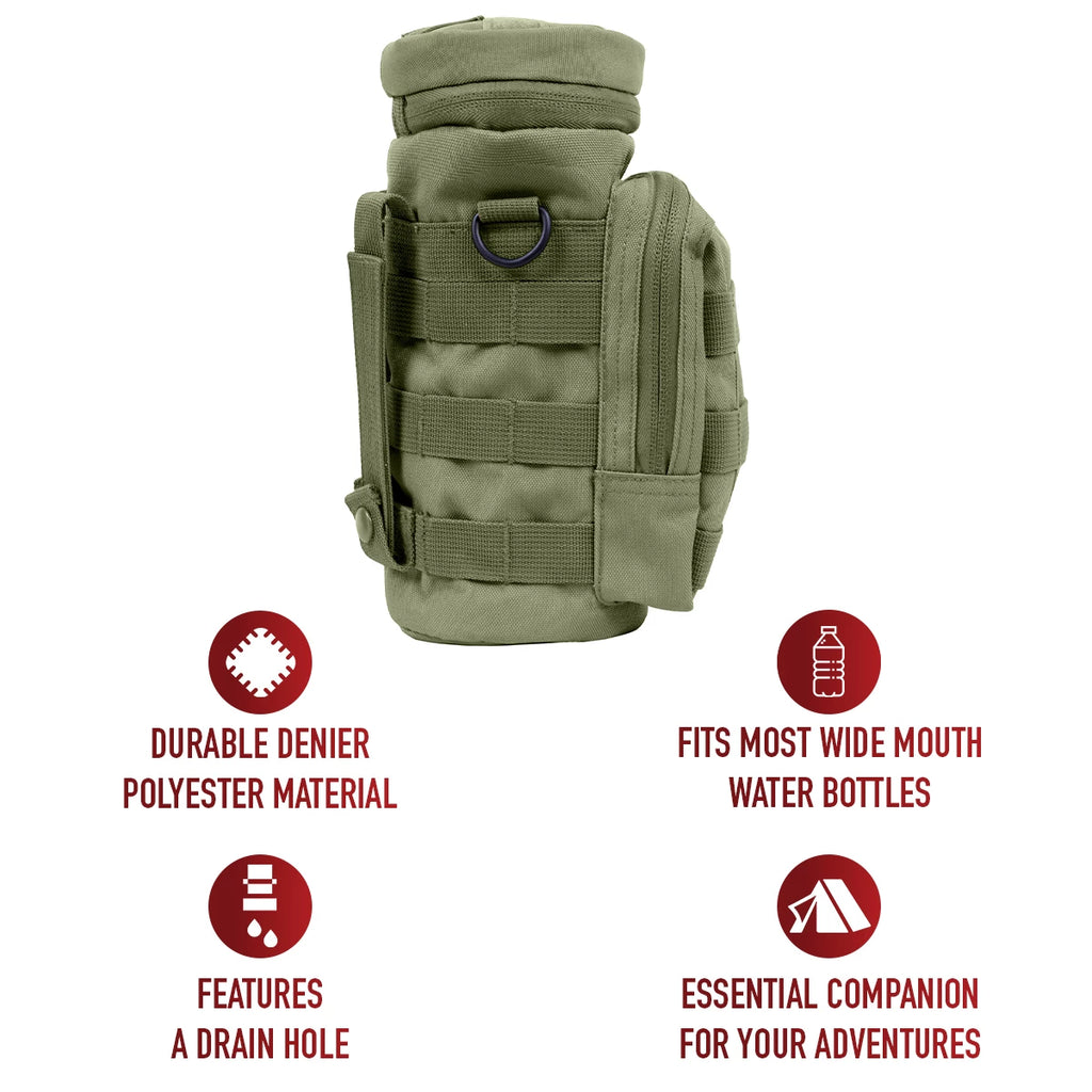 MOLLE Compatible Tactical Water Bottle Pouch