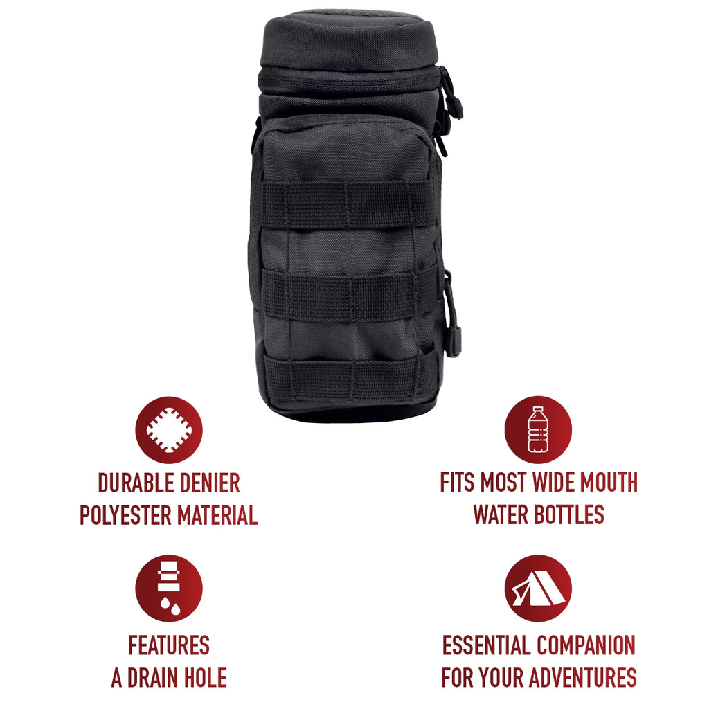 MOLLE Compatible Tactical Water Bottle Pouch