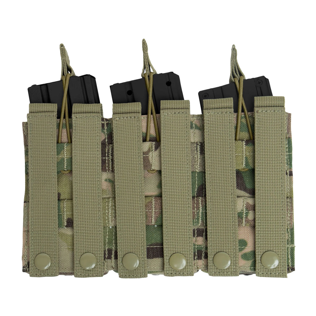 Open-Top Modular Triple Pouch