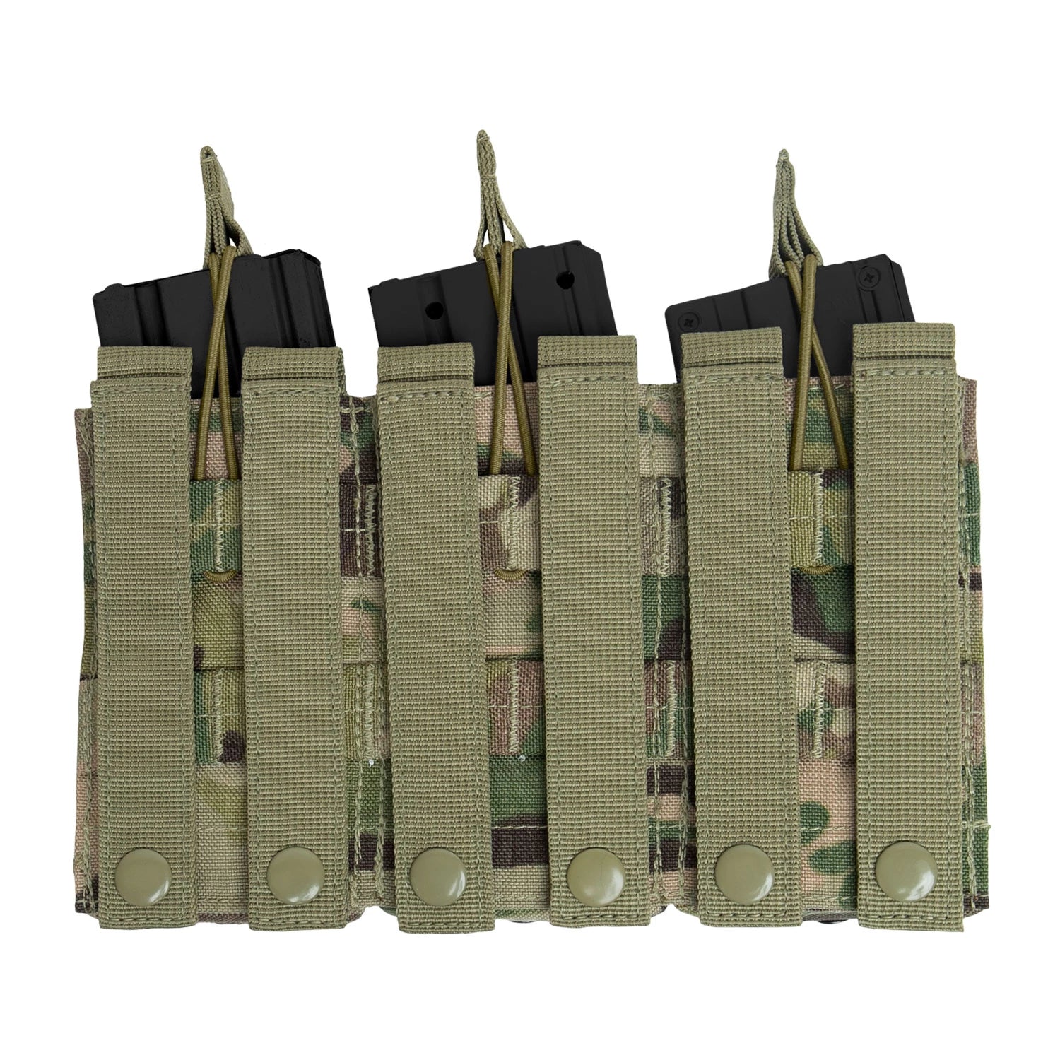 Open-Top Modular Triple Pouch