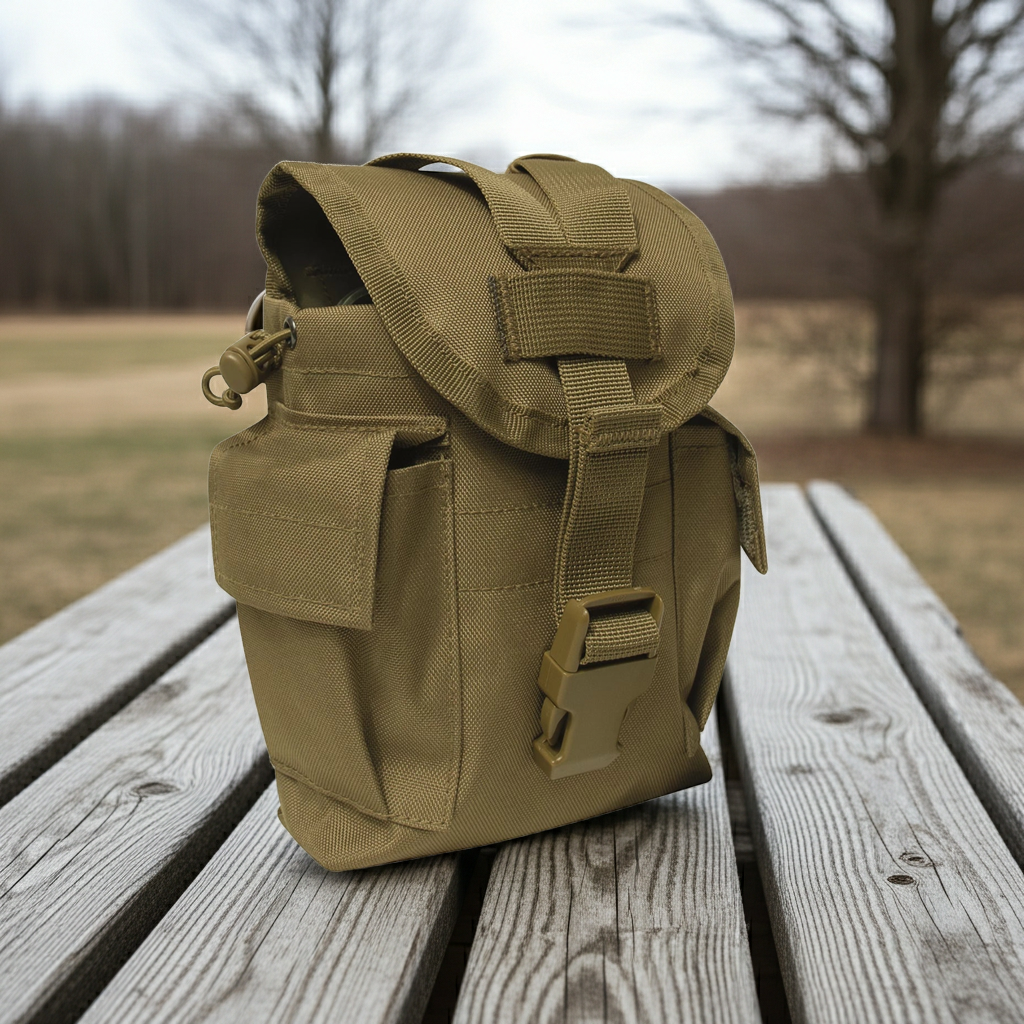 Rugged Utility Pouch with Survival Kit Essentials